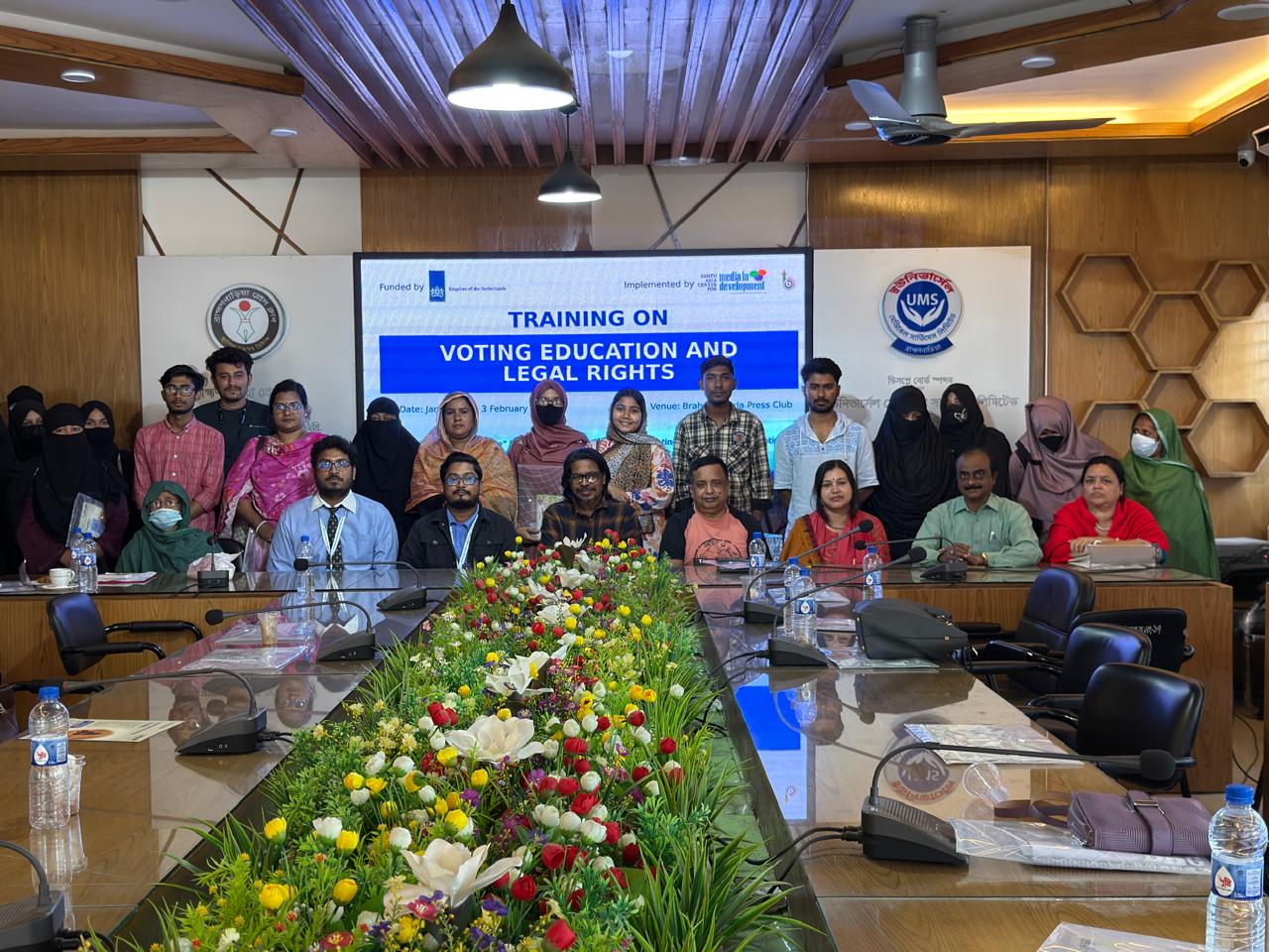 SACMID Concludes Fourth Day and Four-Day Training Series on Voter Education and Legal Rights in Brahmanbaria