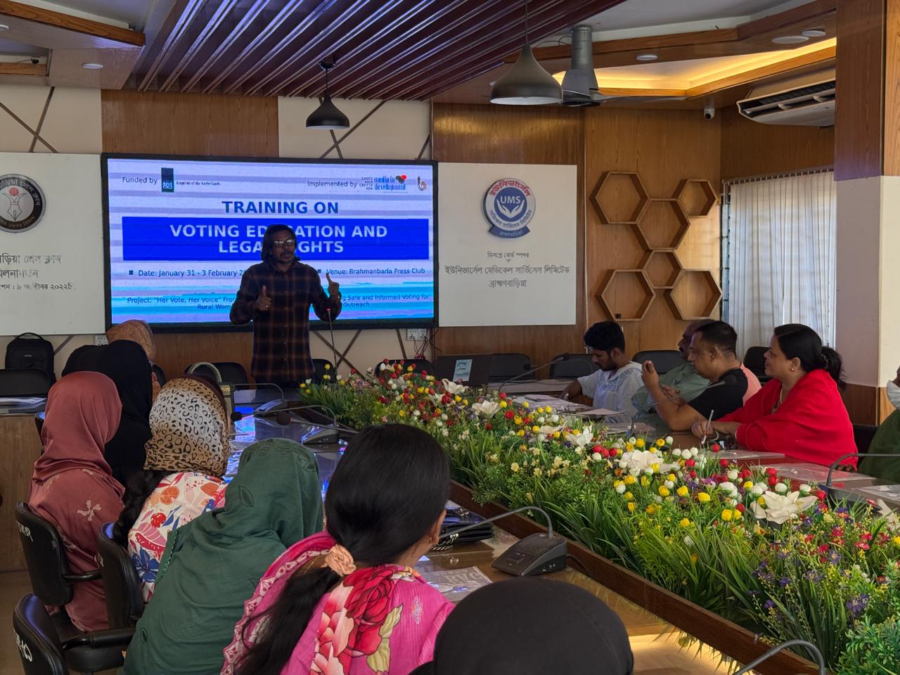 SACMID Concludes Fourth Day and Four-Day Training Series on Voter Education and Legal Rights in Brahmanbaria