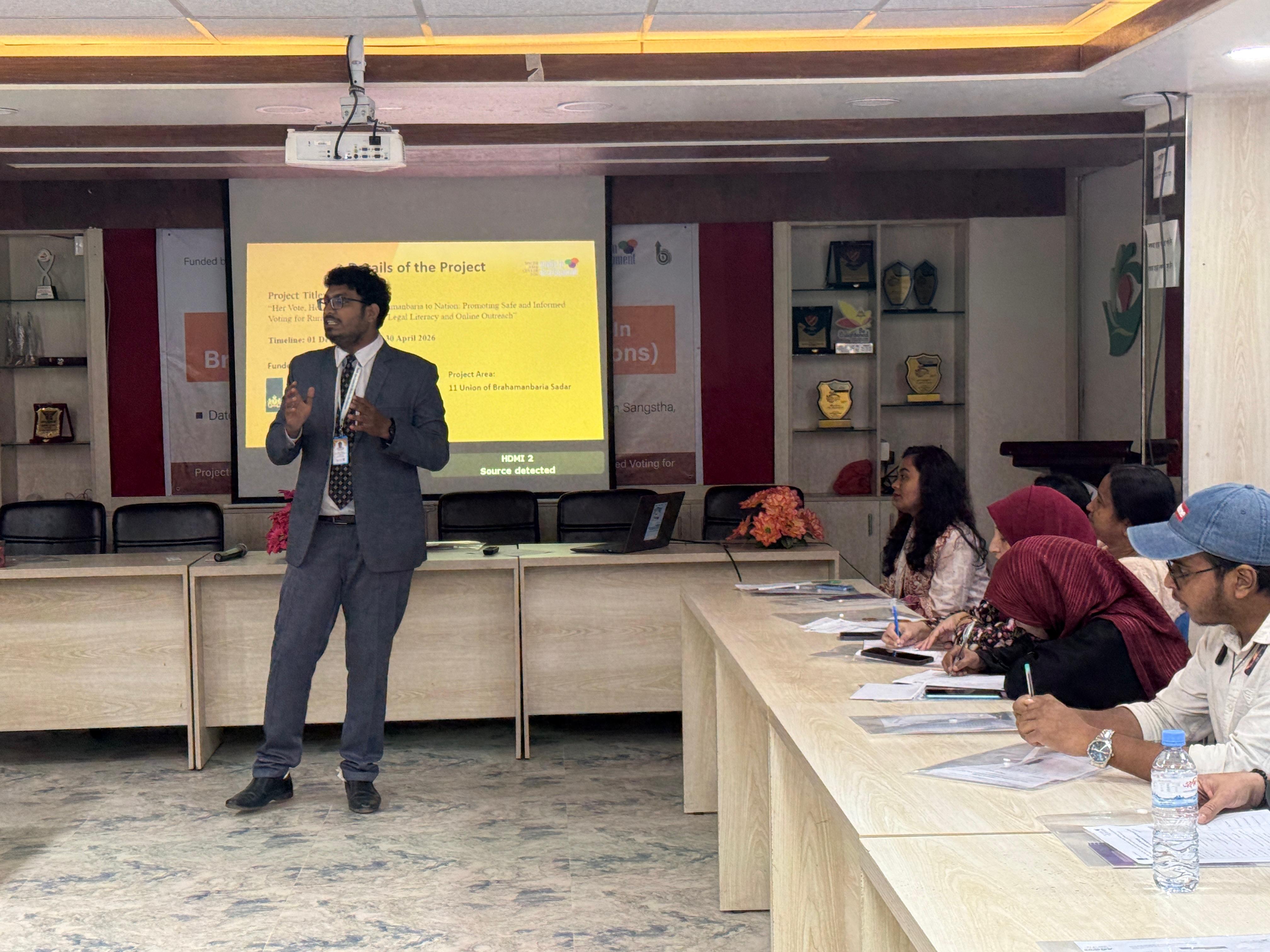 SACMID Presents Baseline Findings in Brahmanbaria Session 2